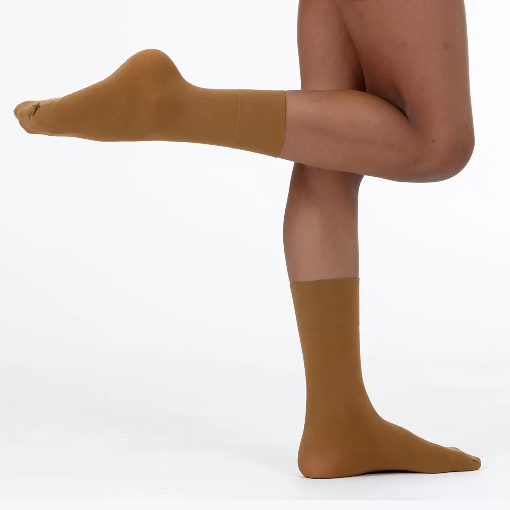 Convertible Ballet Tights in Raven Shade Skin Tone Match Dancewear