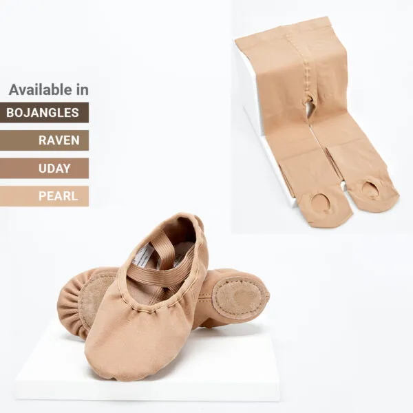 Ballet Shoes and Ballet Tights Dancewear Bundle