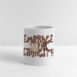 Heart-Shaped Handle Mug - Embrace your Ethnicity